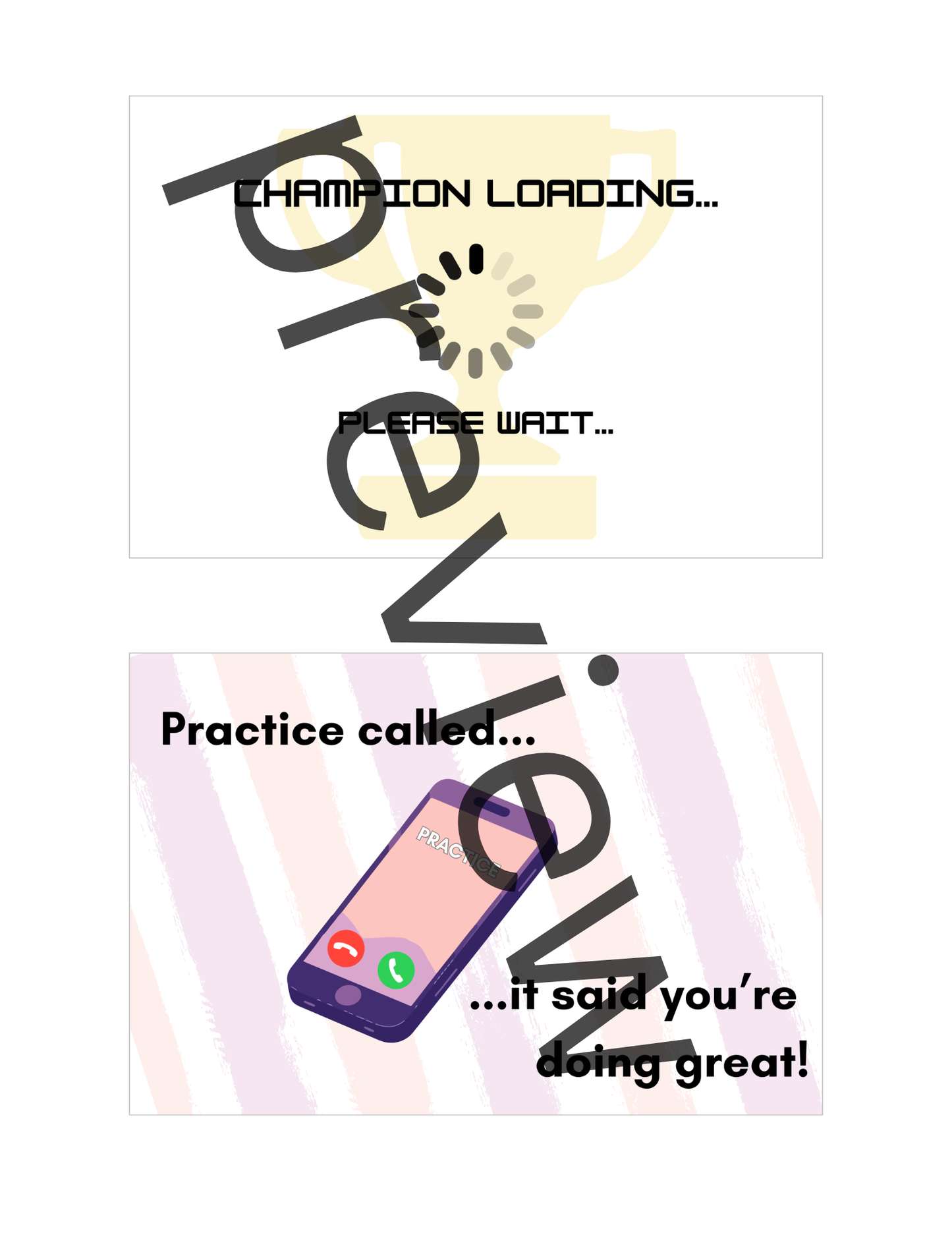Gymnastics Postcards