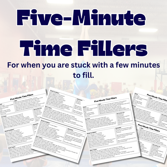 FREE Five-Minute Time Fillers