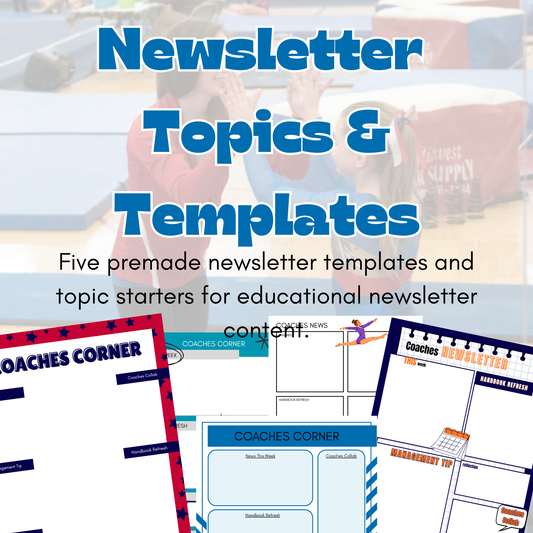 Newsletter Topics and Templates