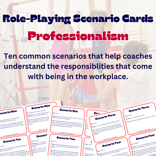 Role Playing Scenario Cards | Professionalism