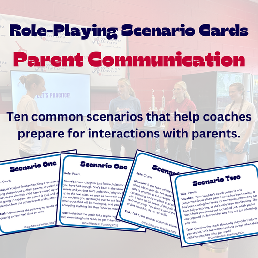 Role-Playing Scenario Cards | Parent Communication